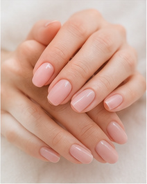 nail salon Linoのシンプルな単色ネイル
